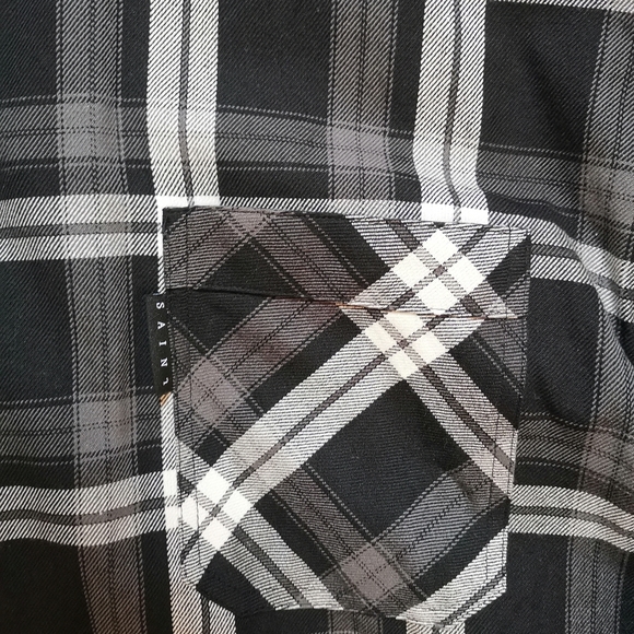 Saint Morta Flannel Button Down - Picture 3 of 4